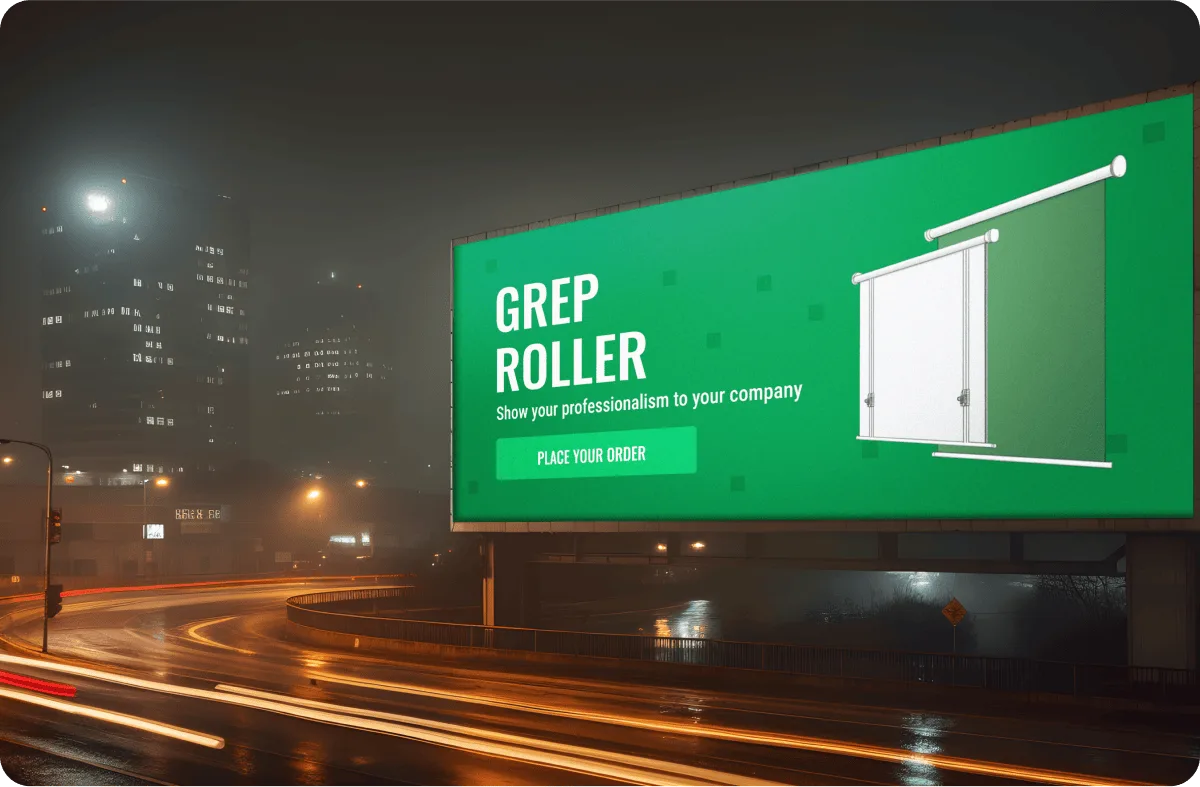 GREP roller set up for recording