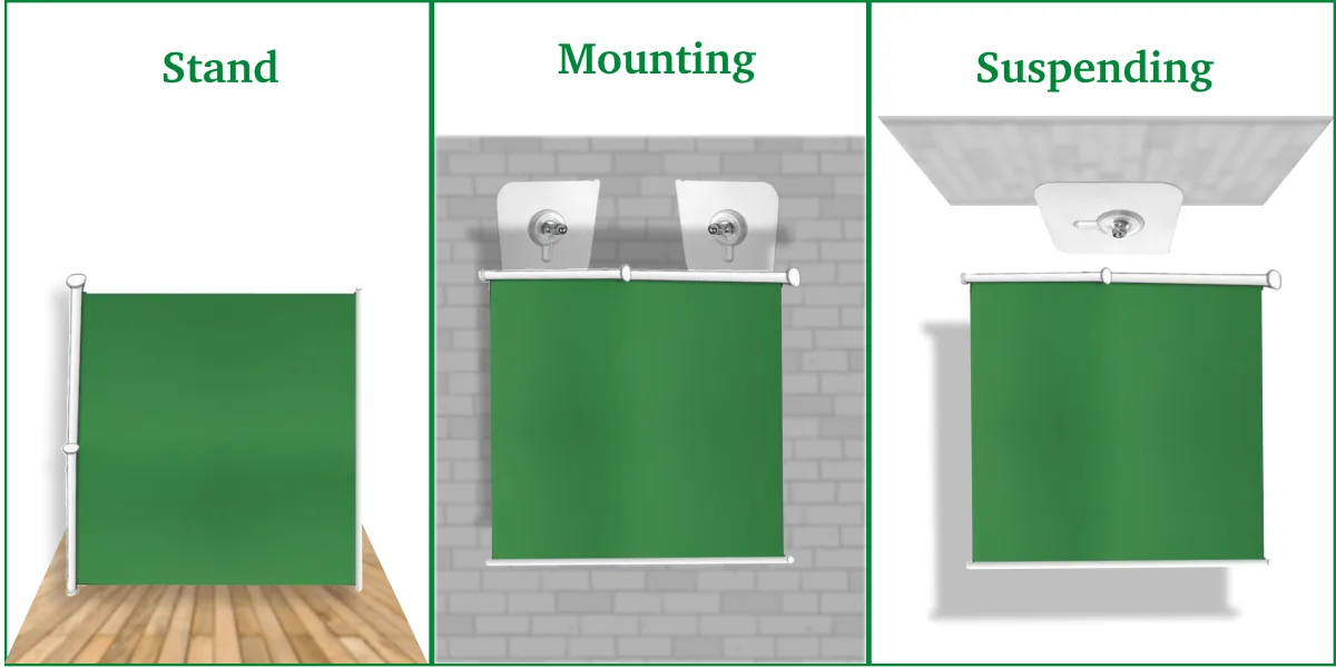 GREP mounting options across different room types
