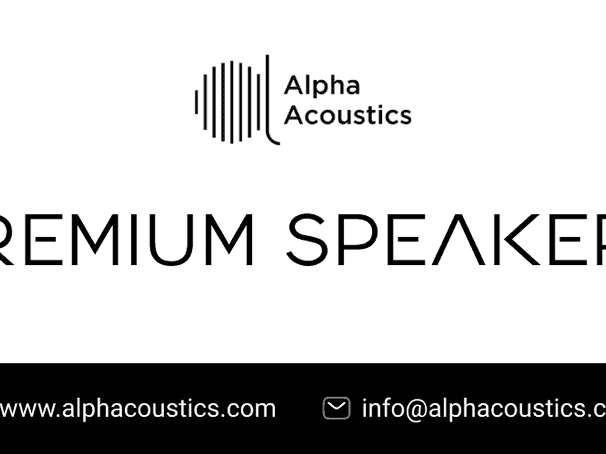 Alpha Acoustics website preview